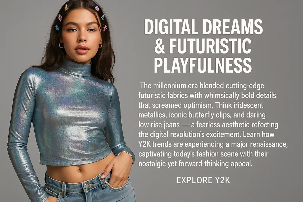 Y2K Digital Dreams & Futuristic Playfulness