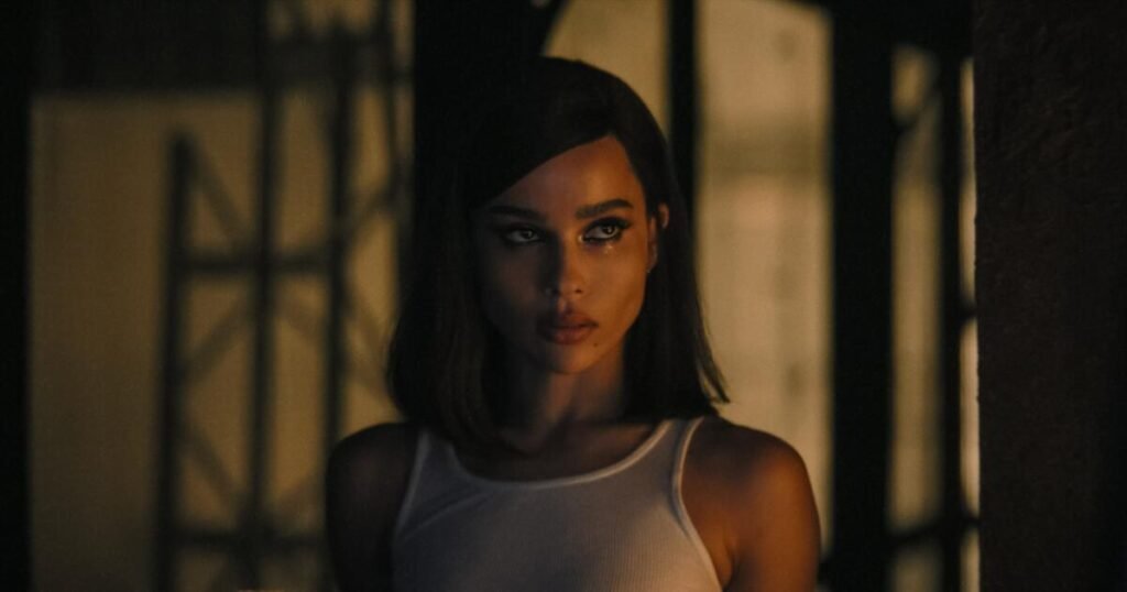 Zoë Kravitz transformed into Catwoman