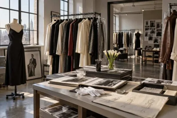 Archival vintage fashion garments illustrating the growing influence of fashion archives in 2026